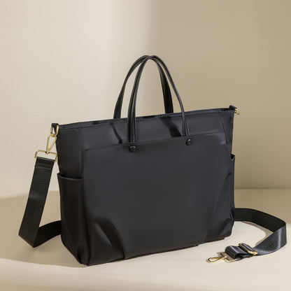 Dollcini vízlepergető női laptop táska 16 colos rekesszel – nagy kapacitású nylon válltáska