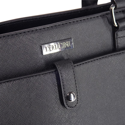 Dollcini Női Laptoptáska 15,6” – Elegáns Fekete Munkatáska