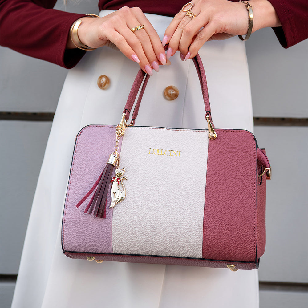 Dollcini Elegáns Női Kézitáska – Műbőr, Mindennapi Viseletre