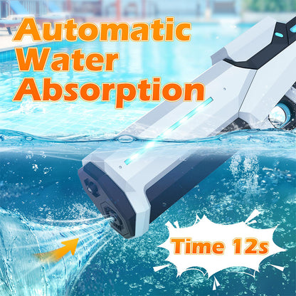 Dollcini Automata Elektromos Vízipisztoly – USB Tölthető, LED Fényes, 500 ml