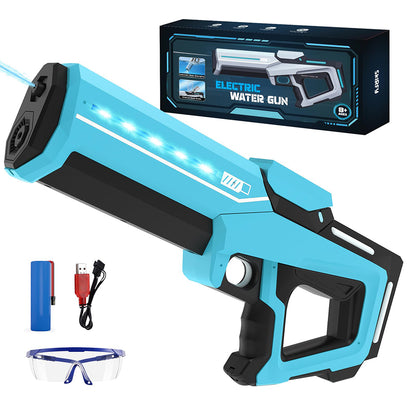 Dollcini Automata Elektromos Vízipisztoly – USB Tölthető, LED Fényes, 500 ml