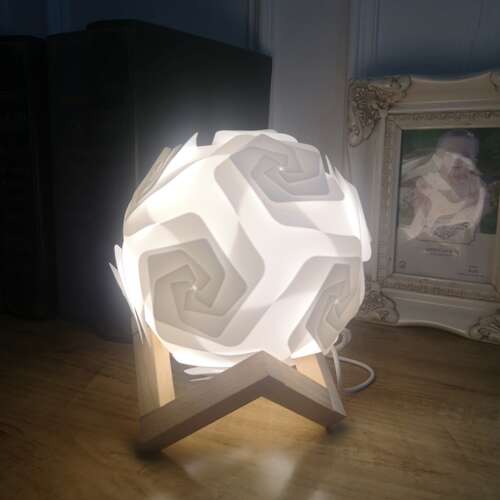 Dollcini Otthon DIY LED Rózsalámpa – Romantikus Dekoráció, Fehér