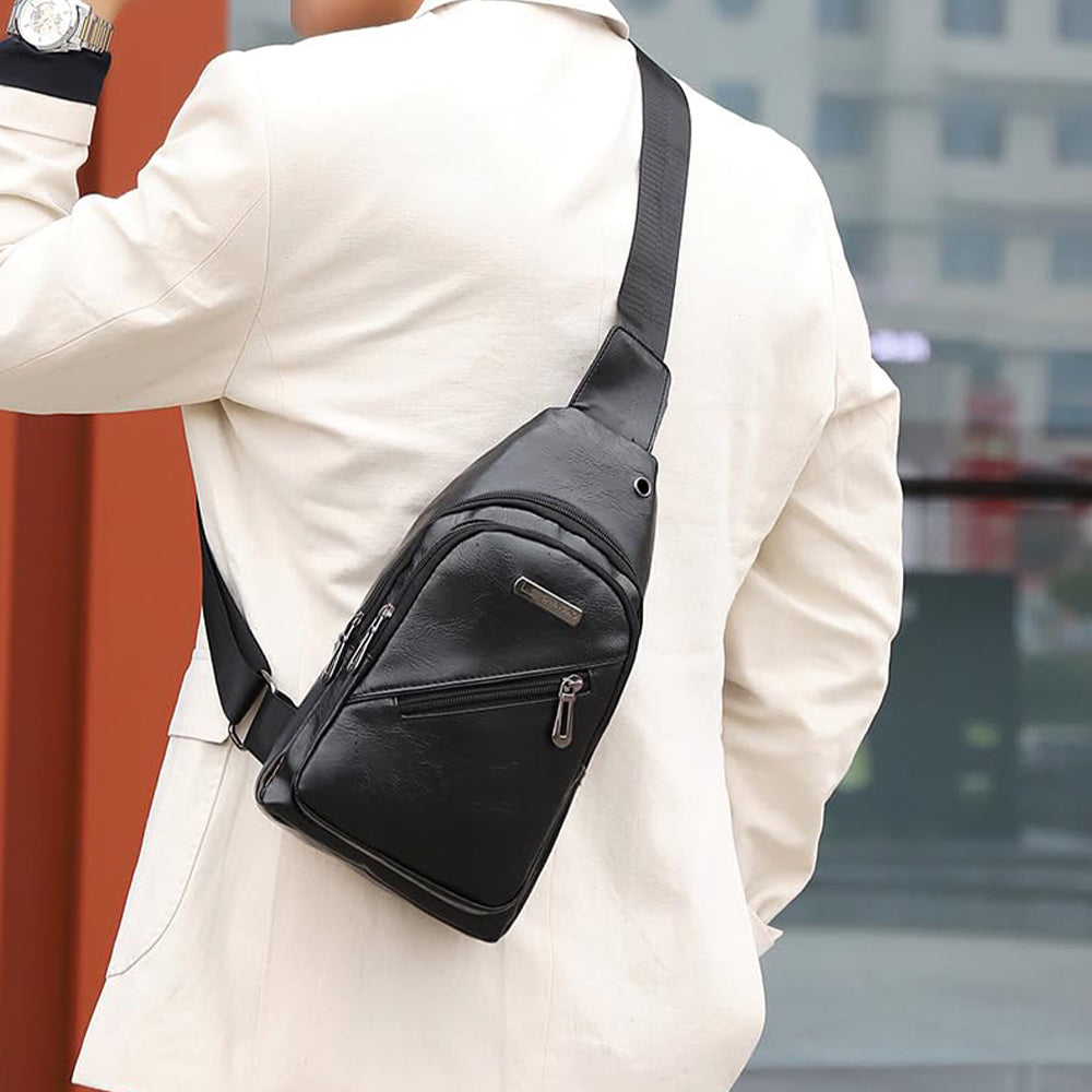 Dollcini Férfi Műbőr Válltáska – Stílusos és Kompakt Urban Crossbody
