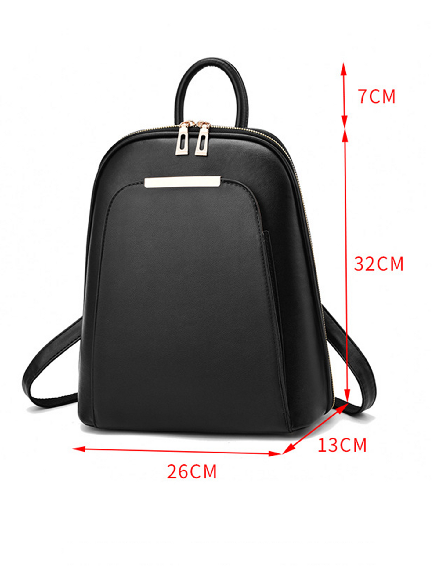 Dollcini Women's Large "Killer Bag" Backpack – Zippered, Elegant, For Everyday Use