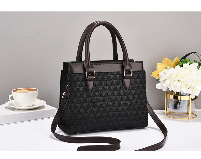 Dollcini Women's Large Tote Handbag and Wallet Set – Elegant, Zippered, with Shoulder Strap