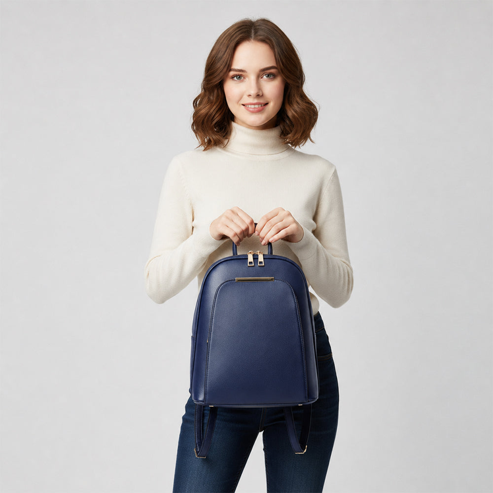 Dollcini Women's Large "Killer Bag" Backpack – Zippered, Elegant, For Everyday Use