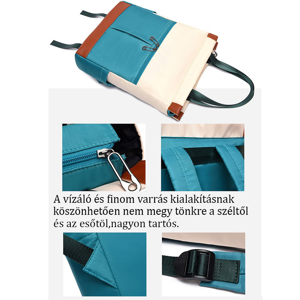 Dollcini Vízálló Hátizsák – Ergonomikus, Lopásgátló Zsebbel
